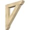 Ekena Millwork Traditional Slat Rough Sawn Bracket, Douglas Fir, 6"W x 38"D x 44"H BKT06X38X44TRA06RDF - alternate 1